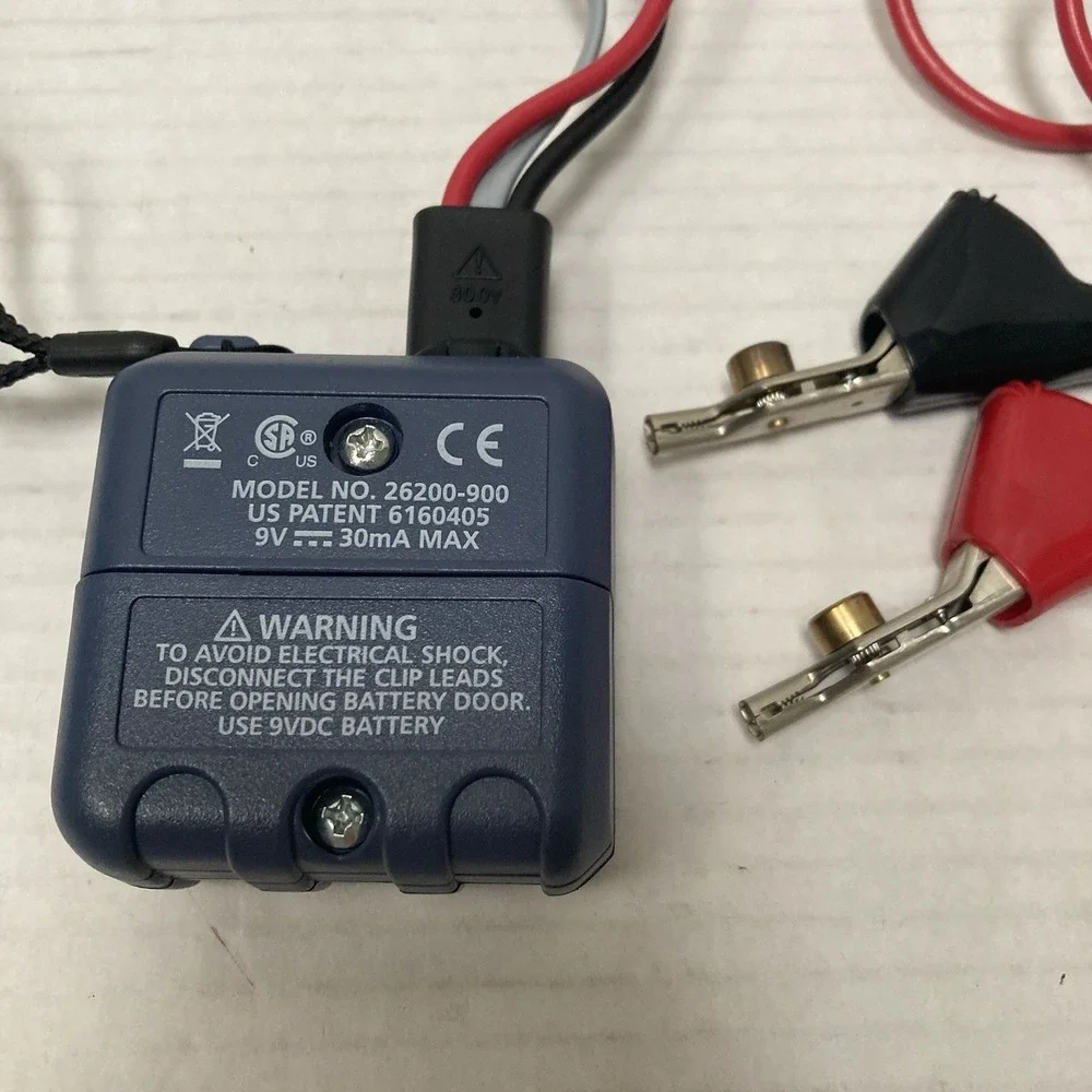 Fluke Pro3000 26100-900 Probe & Toner New Batteries Soft Case User Manual Tested